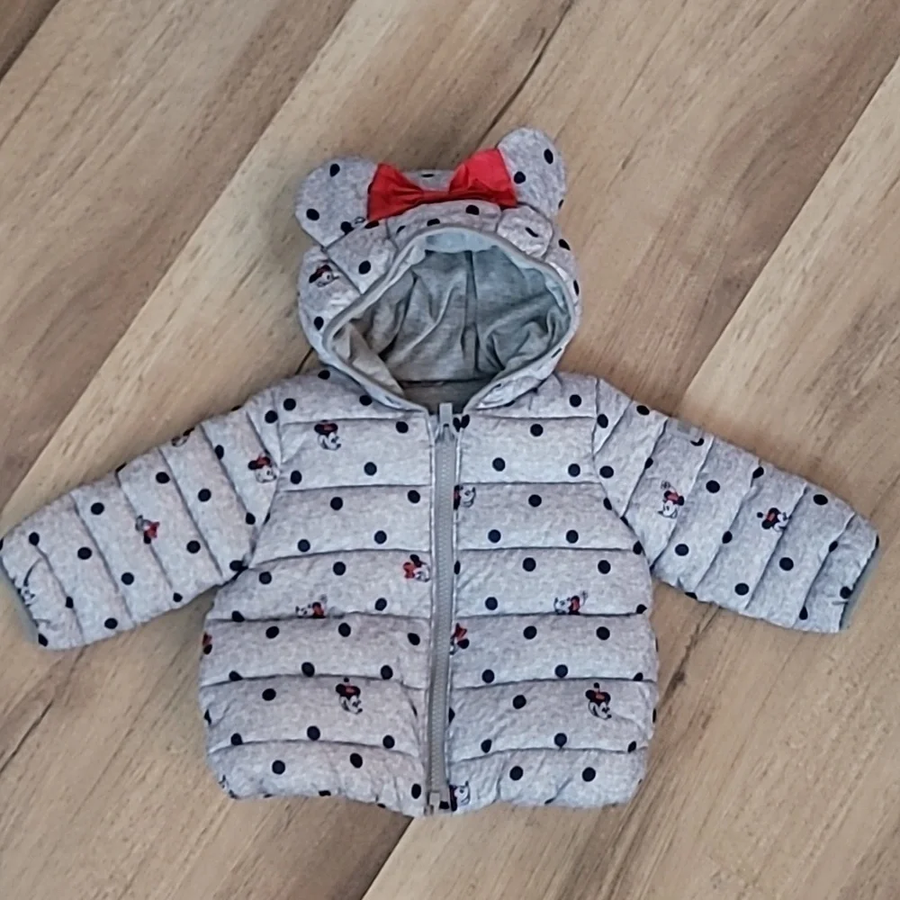 Like New Baby Gap Disney Minnie Mouse Coat 6-12m
